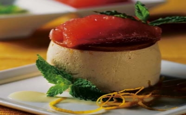 Flan de toronja